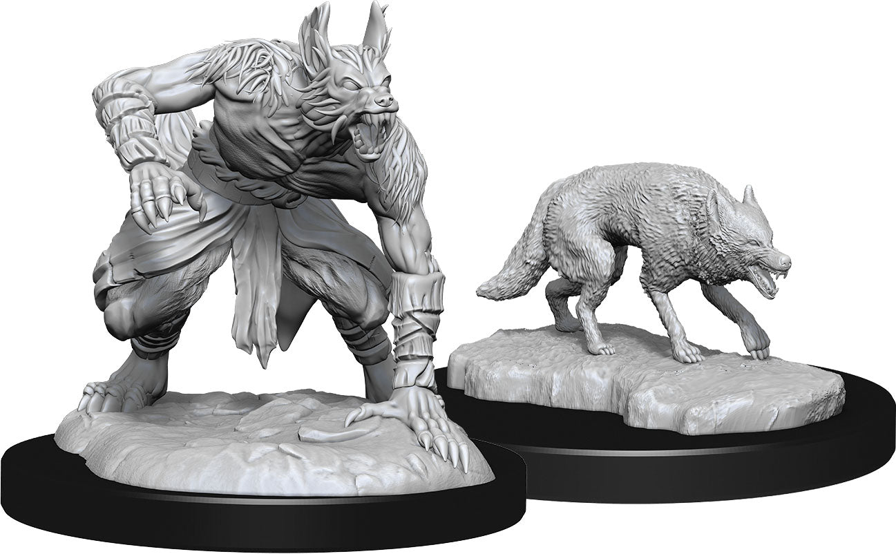 D&D Nolzur's Marvelous Miniatures: Jackalwere & Jackal | Gopher Games