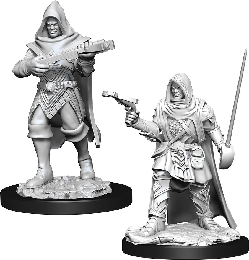 Pathfinder Deep Cuts Unpainted Miniatures: Human Rogue Male | Gopher Games