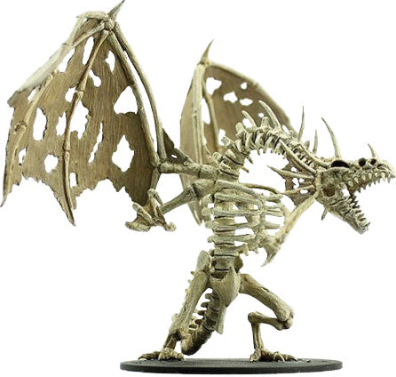 Pathfinder Deep Cuts Unpainted Miniatures: Gargantuan Skeletal Dragon | Gopher Games