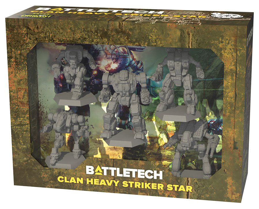 Battletech: Miniature Force Pack - Clan Heavy Striker Star | Gopher Games