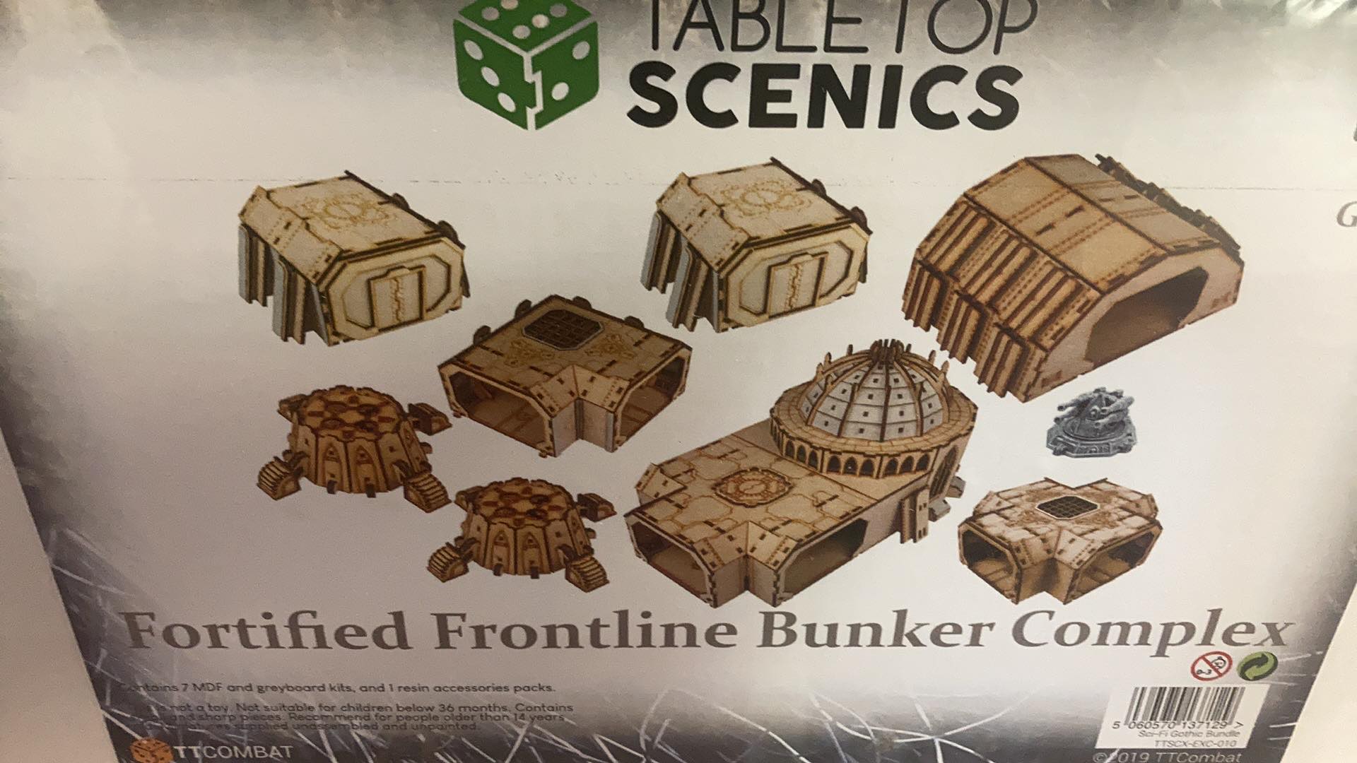 Terrain Bundle Fortified Frontline Bunker Complex | Gopher Games