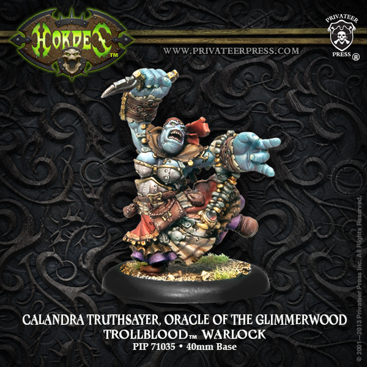 Trollbloods: Calandra Truthsayer, Oracle of Glimmerwood | Gopher Games