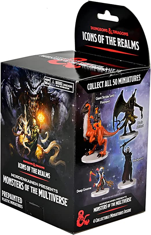 DUNGEONS AND DRAGONS: ICONS OF THE REALMS MINIATURES BOOSTER SET 23: MORDENKAINEN PRESENTS MONSTERS OF THE MULTIVERSE DUNGEONS AND DRAGONS: ICONS OF THE REALMS MINIATURES BOOSTER SET 23: MORDENKAINEN PRESENTS MONSTERS OF THE MULTIVERSE