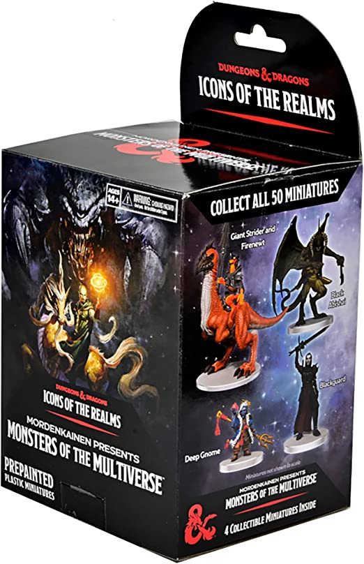 DUNGEONS AND DRAGONS: ICONS OF THE REALMS MINIATURES BOOSTER SET 23: MORDENKAINEN PRESENTS MONSTERS OF THE MULTIVERSE | Gopher Games