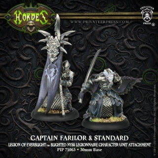 Legion of Everblight Captain Farilor & Standard | Gopher Games