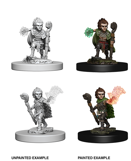 Pathfinder Deep Cuts Unpainted Miniatures: Gnome Male Druid | Gopher Games