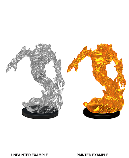 Pathfinder Deep Cuts Unpainted Miniatures: Medium Fire Elemental | Gopher Games