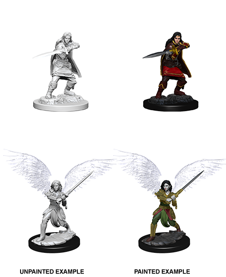 D&D Nolzur's Marvelous Miniatures: Aasimar Fighter | Gopher Games