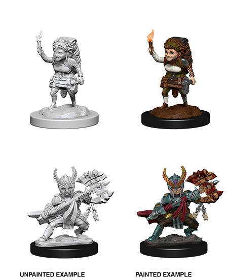 D&D Nolzur's Marvelous Miniatures: Halfling Fighter | Gopher Games