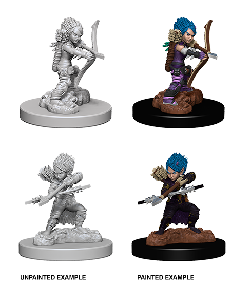 Pathfinder Deep Cuts Unpainted Miniatures: Female Gnome Rogue | Gopher Games