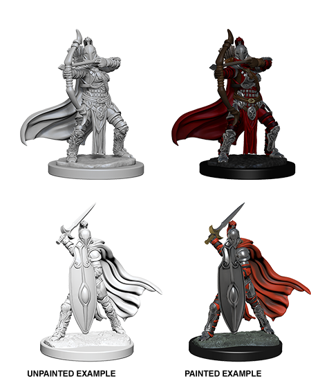 Pathfinder Deep Cuts Unpainted Miniatures: Female Knights / Gray Maidens | Gopher Games