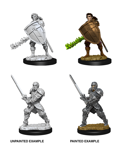 D&D Nolzur's Marvelous Miniatures: Human Fighter | Gopher Games