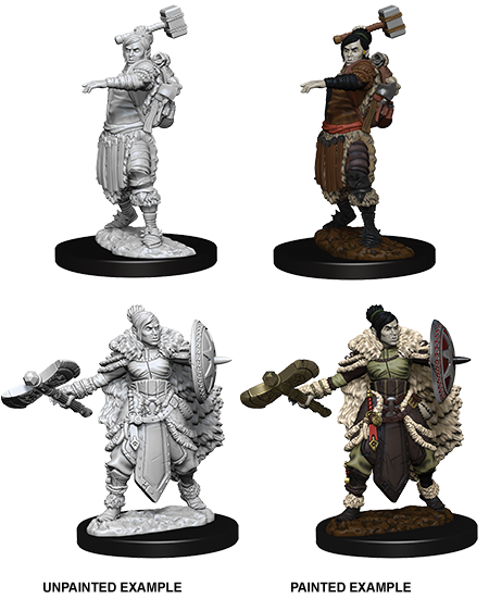 D&D Nolzur's Marvelous Miniatures: Half-Orc Barbarian | Gopher Games