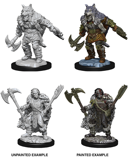 D&D Nolzur's Marvelous Miniatures: Half-Orc Barbarian | Gopher Games