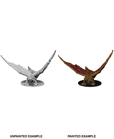 D&D Nolzur's Marvelous Miniatures: Young Brass Dragon | Gopher Games