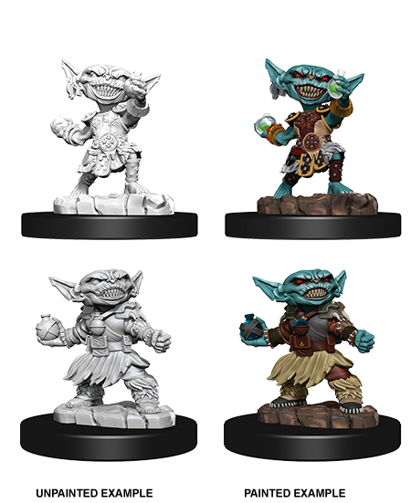 Pathfinder Deep Cuts Unpainted Miniatures: Female Goblin Alchemist | Gopher Games