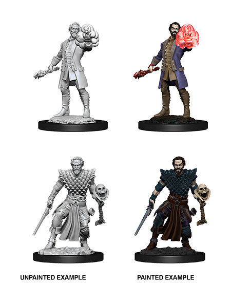 D&D Nolzur's Marvelous Miniatures: Human Warlock | Gopher Games