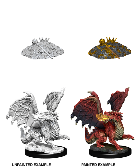 D&D Nolzur's Marvelous Miniatures: Red Dragon Wyrmling | Gopher Games