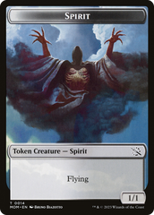 Monk // Spirit (14) Double-Sided Token [March of the Machine Tokens] | Gopher Games