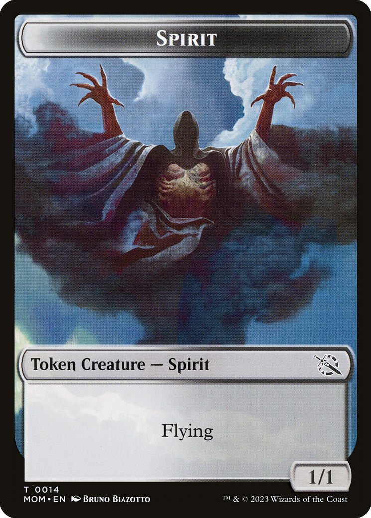 Thopter // Spirit (14) Double-Sided Token [March of the Machine Tokens] | Gopher Games