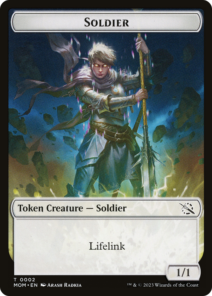 Soldier // Kraken Double-Sided Token [March of the Machine Tokens] | Gopher Games