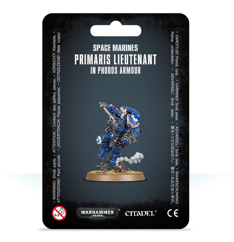 Space Marines Primaris Lieutenant in Phobos Armour | Gopher Games