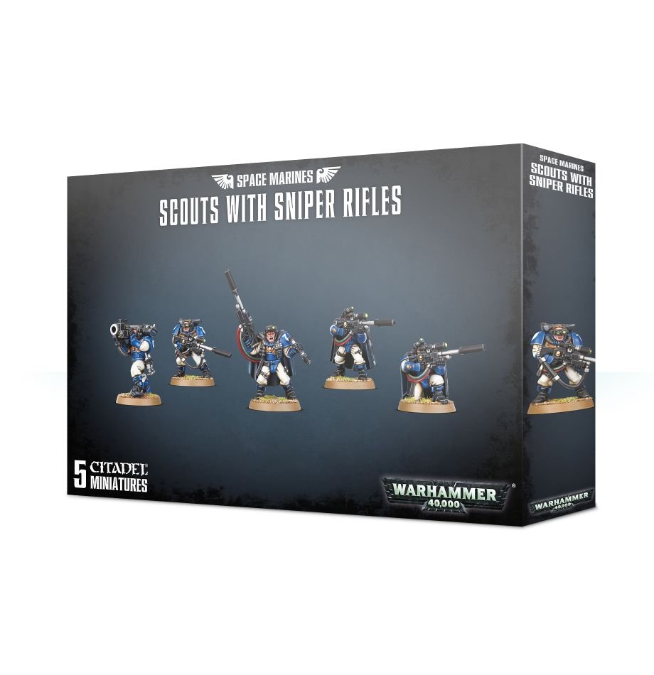 Space Marines Scouts with Sniper Rifles | Gopher Games