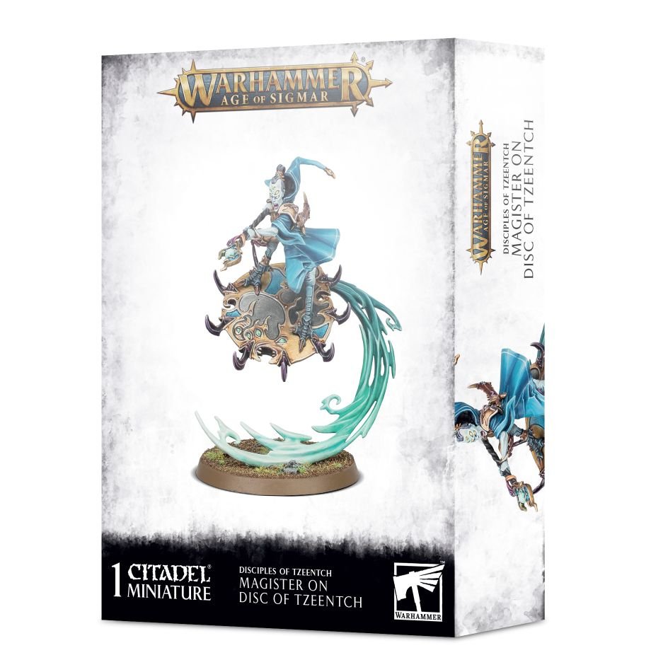 Tzeentch Arcanite Magister on Disc of Tzeentch | Gopher Games