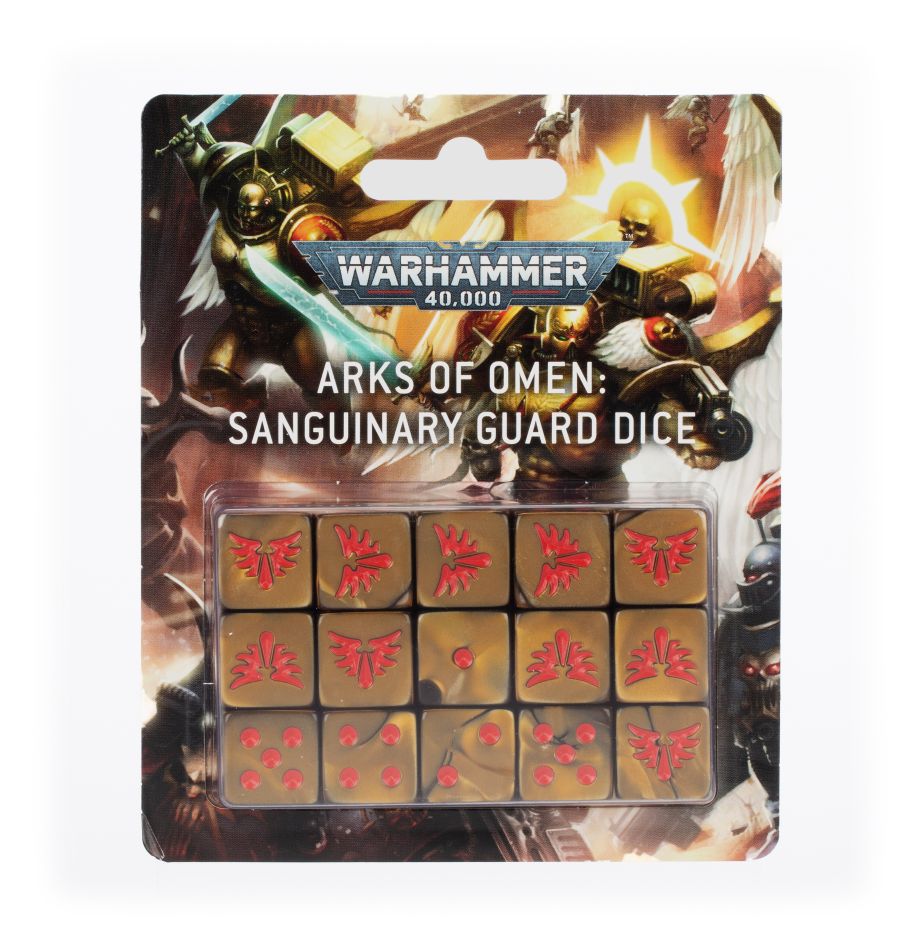 Arks of Omen: Sanguinary Guard Dice Set | Gopher Games