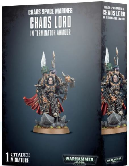 Chaos Space Marines Chaos Lord in Terminator Armour | Gopher Games