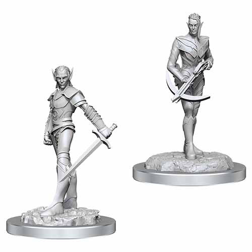 D&D Nolzur's Marvelous Miniatures: Drow Fighters | Gopher Games