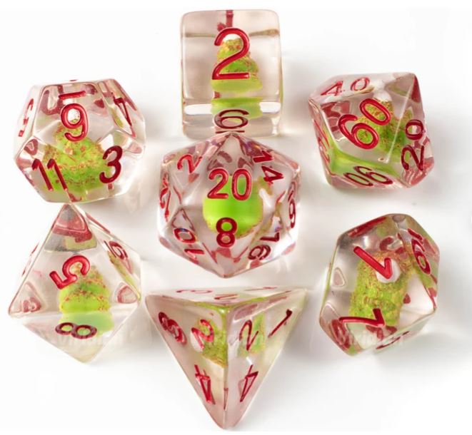 X-Mas Polyhedral Dice | Gopher Games