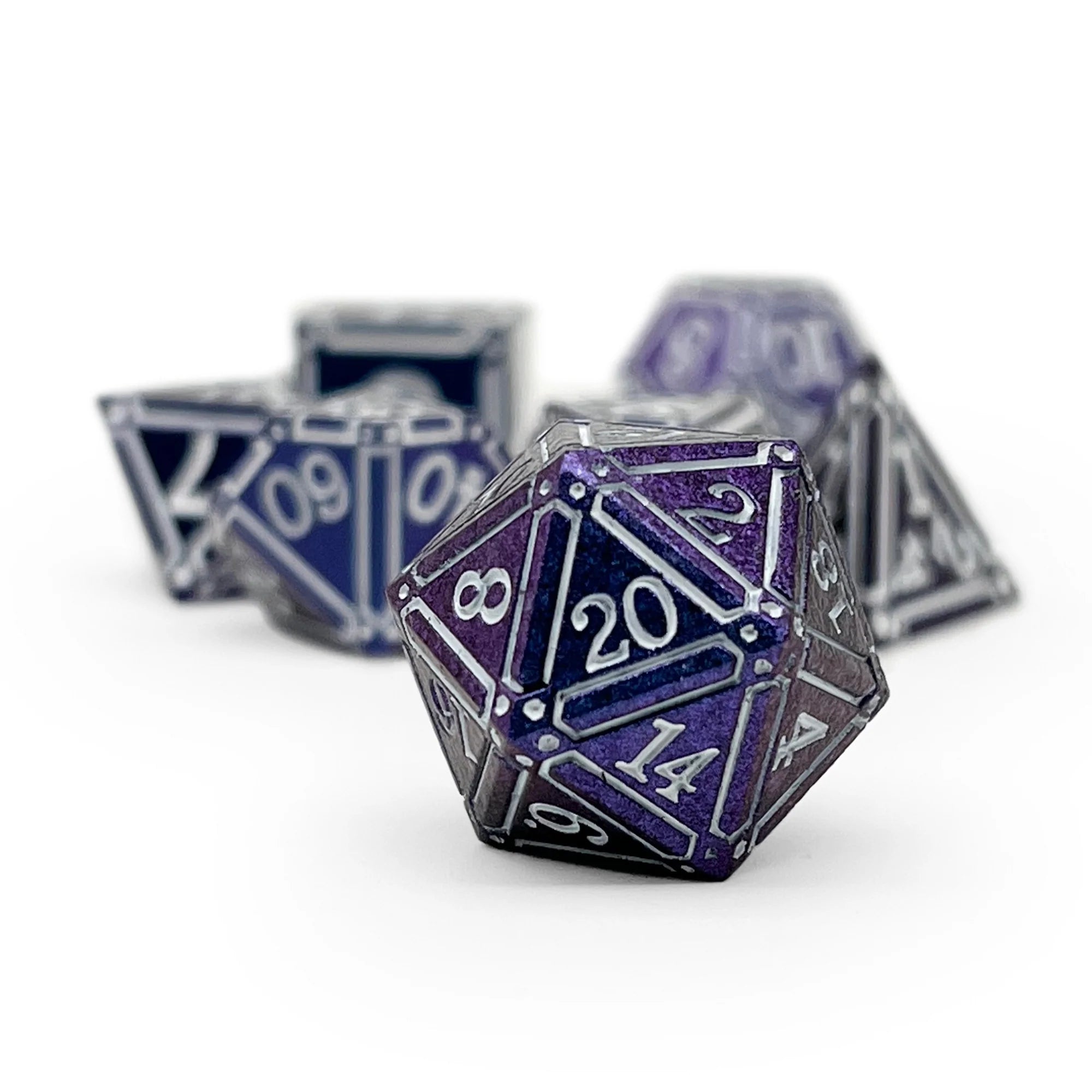 IRONWORKS -  CHALICE 7 PIECE RPG SET ALLOY DICE | Gopher Games