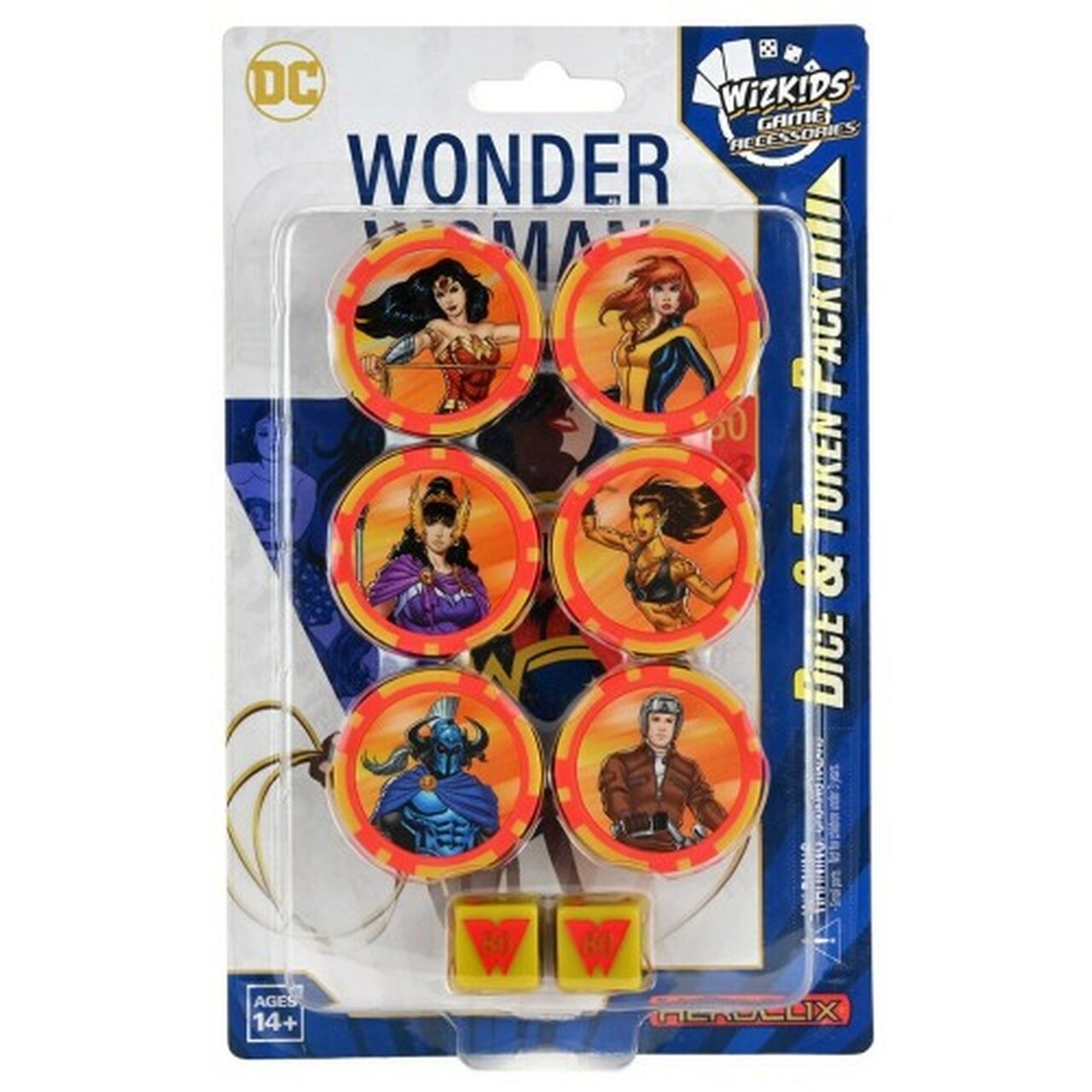 Marvel Heroclix: Wonder Woman 80th Anniversary Dice and Token Pack | Gopher Games