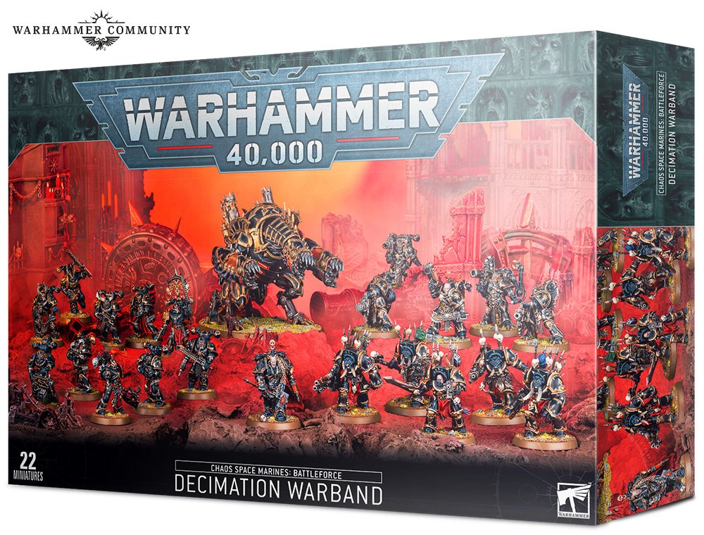 Chaos Space Marines Decimation Warband | Gopher Games