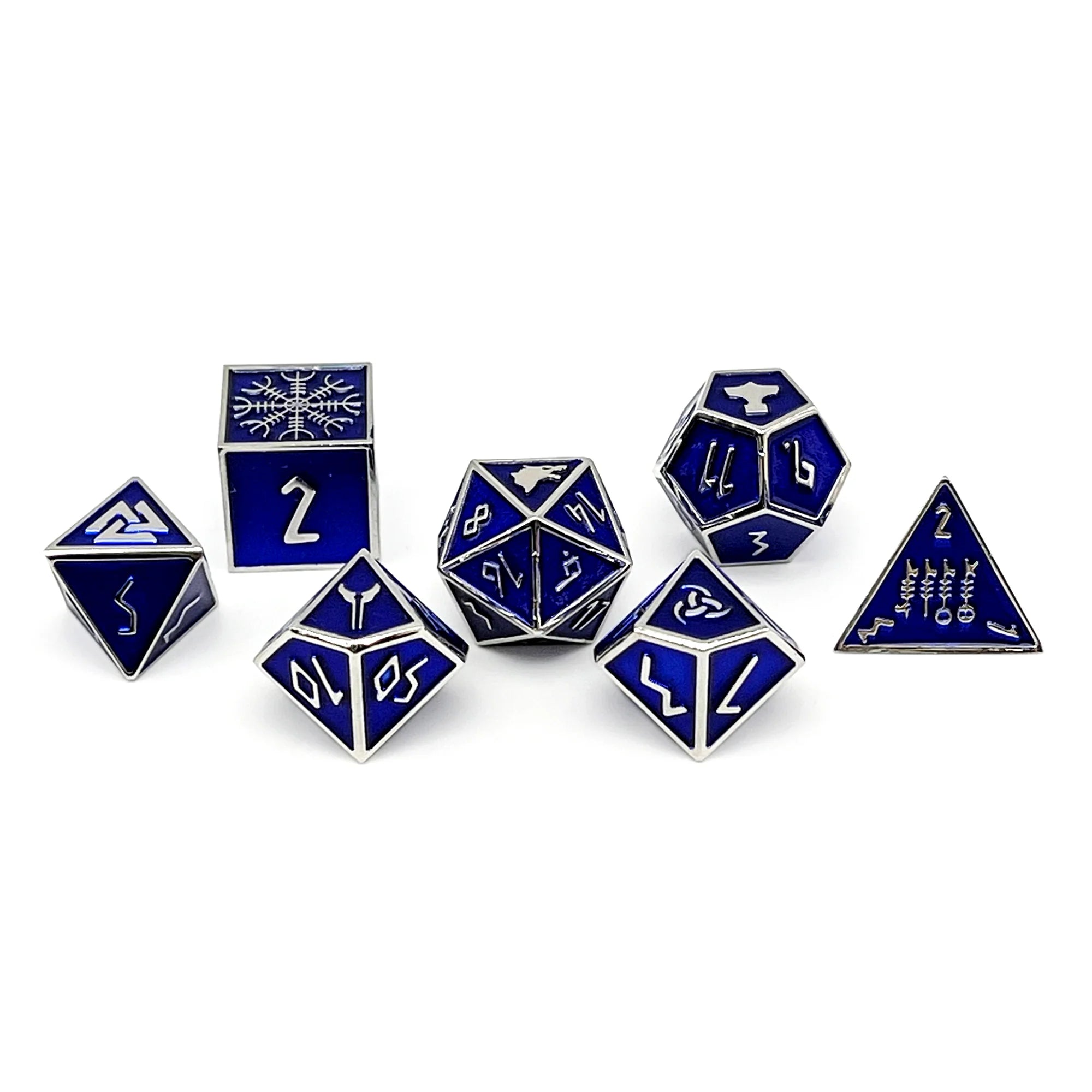 WITCHES FIRE - NORSE THEMED METAL DICE SET | Gopher Games