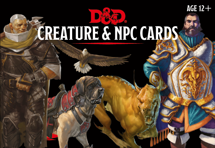 D&D Creatures & NPC Cards | Gopher Games
