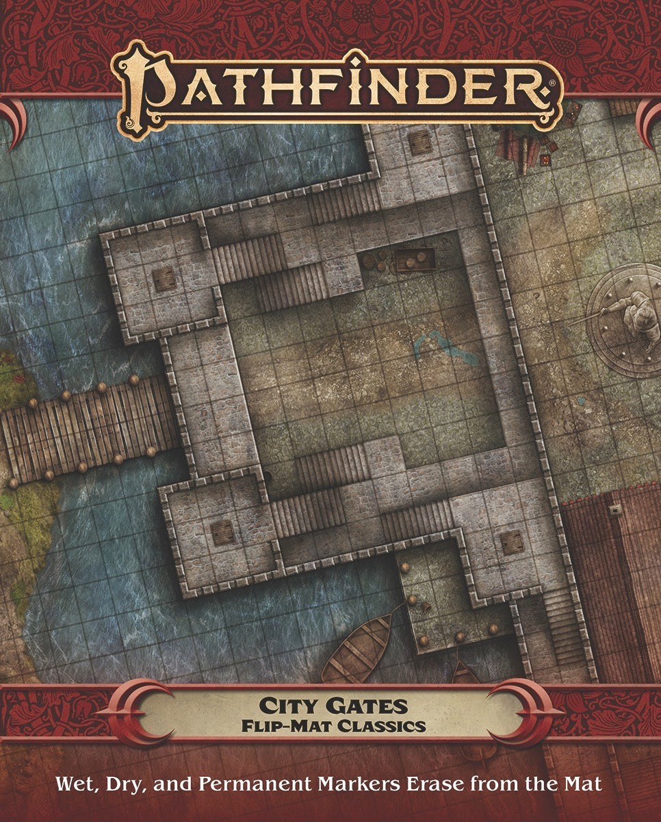 Pathfinder RPG: City Gates Flip-Mat | Gopher Games