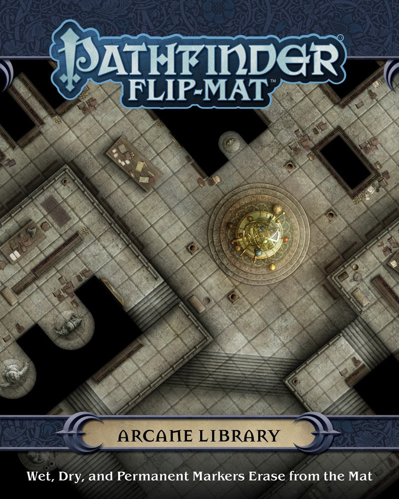 Pathfinder RPG: Flip-Mat - Arcane Library | Gopher Games