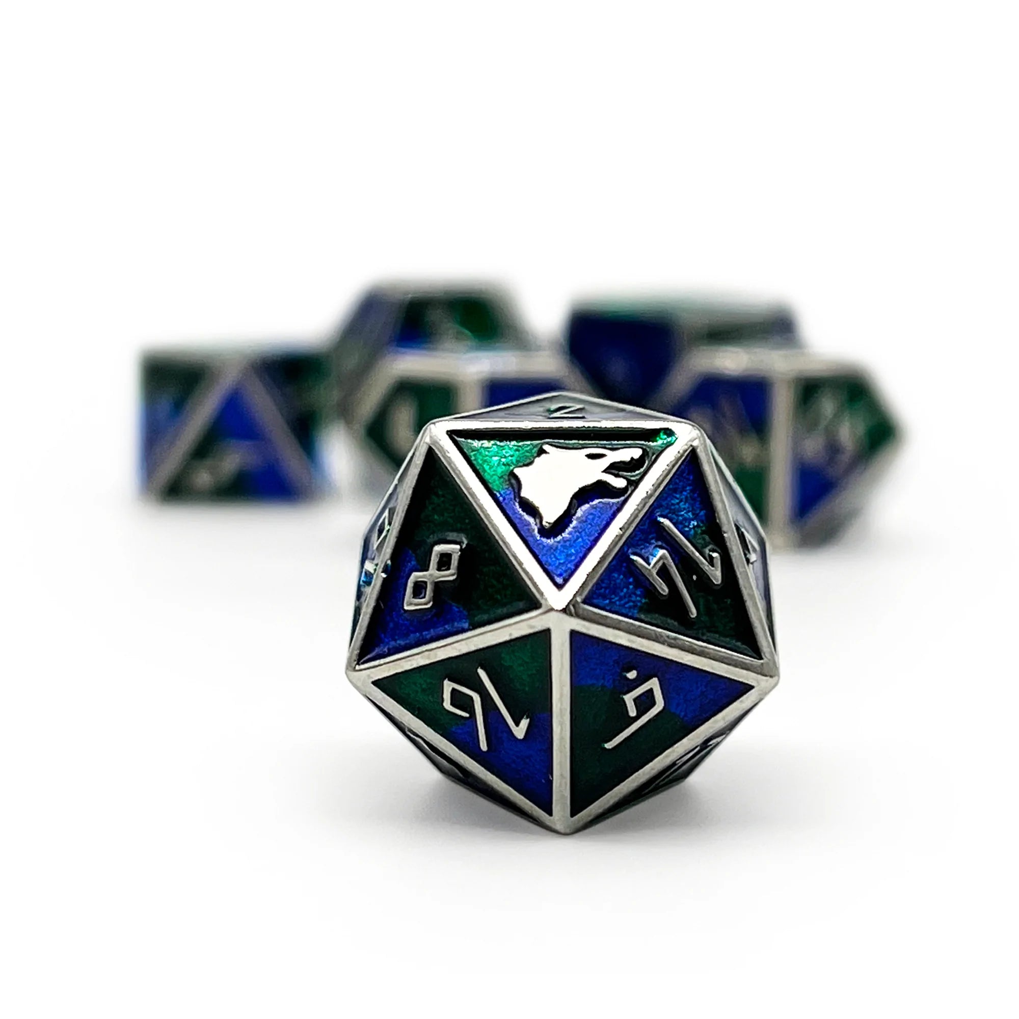 FREKI - NORSE THEMED METAL DICE SET | Gopher Games