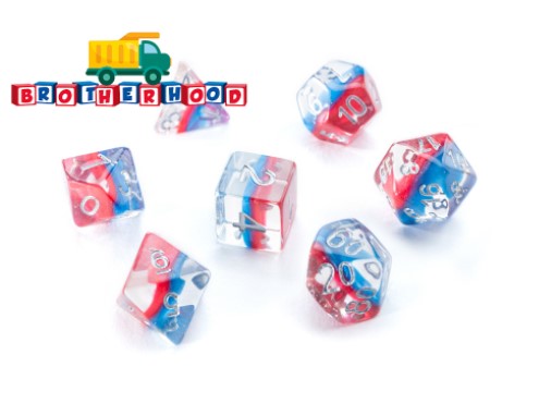 Eclipse Dice: Brotherhood, Best Bro Blue and Ready to Rock and Roll | Gopher Games