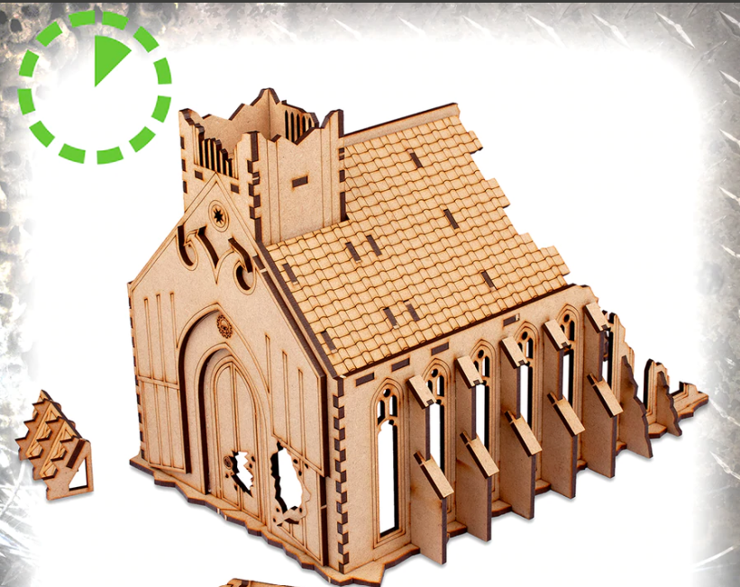 DAMAGED GOTHIC CHAPEL | Gopher Games