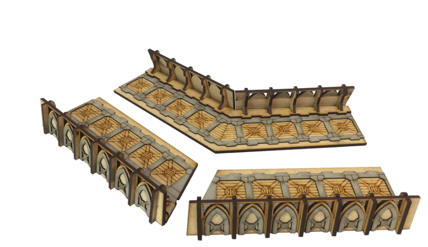 FORTIFIED TRENCH LARGE CORNER SECTIONS | Gopher Games