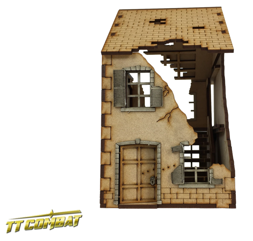 28MM RUINED TERRACE HOUSE | Gopher Games