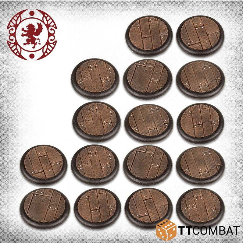 30MM WOODEN PLANK BASES | Gopher Games