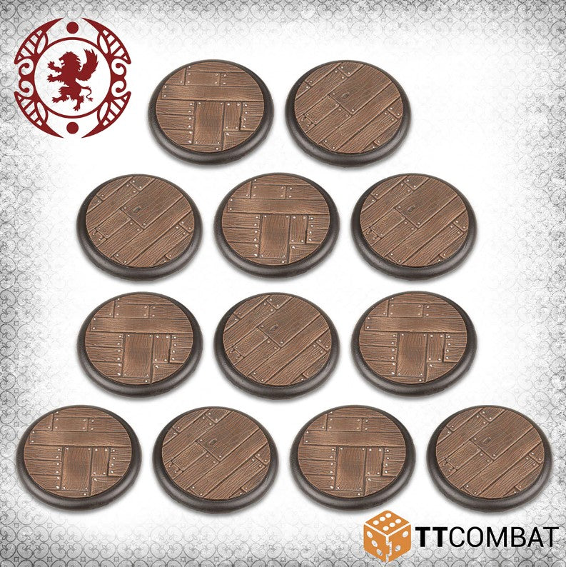 40MM WOODEN PLANK BASES | Gopher Games