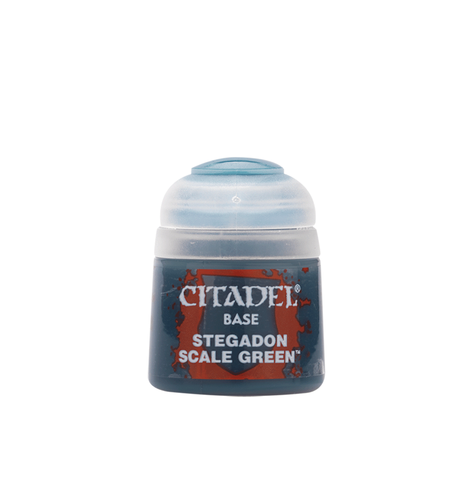 Citadel Base Paint: Stegadon Scale Green | Gopher Games