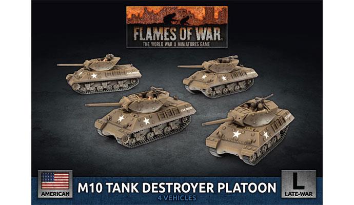 Flames of War: M10 3inch Tank Destroyer Plattoon | Gopher Games