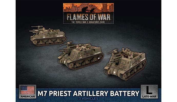Flames of War: M7 Priest Artillery Battery | Gopher Games