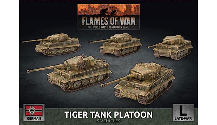 Flames of War: Tiger Heavy Tank Platoon | Gopher Games
